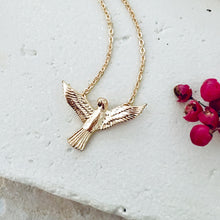 Load image into Gallery viewer, Gold Love Birds Necklace - Long

