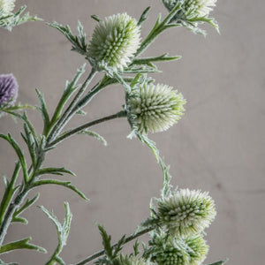 Green Thistle Faux Spray
