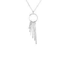 Load image into Gallery viewer, Chris Lewis Sterling Silver Symetrical Pendant Necklace
