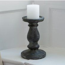 Load image into Gallery viewer, Concrete Grey Candlestick by Grand Illusions
