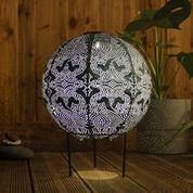 Solar Lantern Blue Globe by Lightstyle London