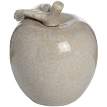 Load image into Gallery viewer, Antique Grey Ceramic Apple
