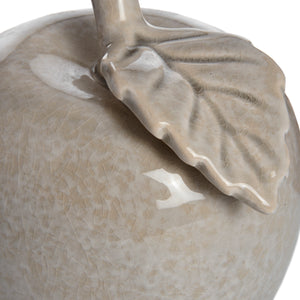 Antique Grey Ceramic Apple