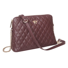 Load image into Gallery viewer, Quilted Mulberry Cross Body Handbag
