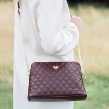 Load image into Gallery viewer, Quilted Mulberry Cross Body Handbag
