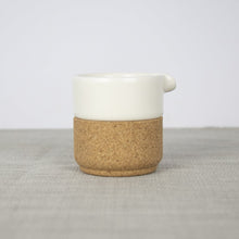 Load image into Gallery viewer, Unique Cork &amp; Ceramic Milk Jug - Cream by Loveliga
