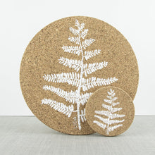 Load image into Gallery viewer, Fern Cork Placemats by Loveliga
