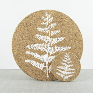 Fern Cork Placemats by Loveliga