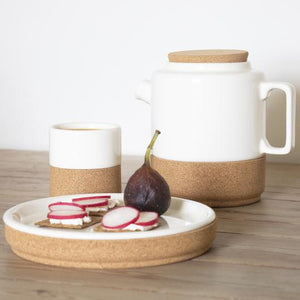 Unique Cork & Ceramic Small Plate by Loveliga