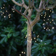 Load image into Gallery viewer, Starburst Chain LED in Black 16 ornaments - 3/6 metres by Lightstyle London
