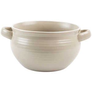 Stoneware Soup Bowl in Putty