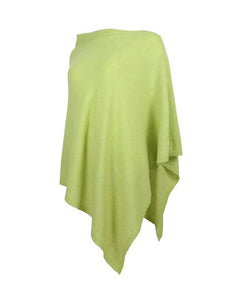 Cashmere Blend Poncho - Pistachio Green