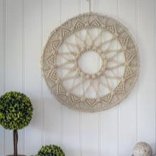 Load image into Gallery viewer, Handmade Macrame Mandela Wall Art - 50cm
