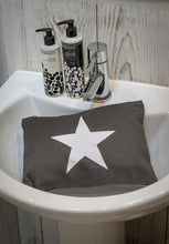 Load image into Gallery viewer, Charcoal Grey Star Makeup - Wash-Bag
