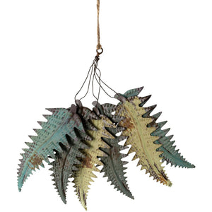 Metal Fern Leaf Bunch Christmas Vintage / Napkin