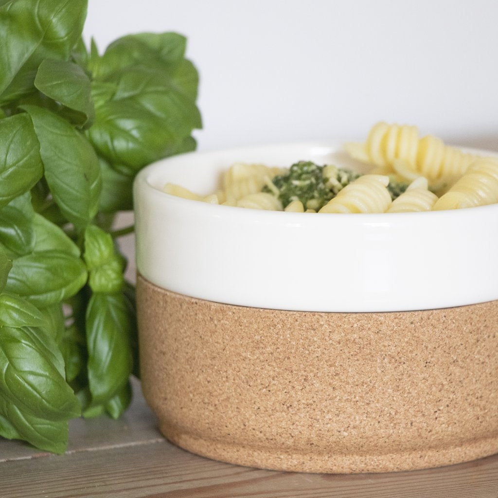 Unique Cork & Ceramic Bowl by Loveliga