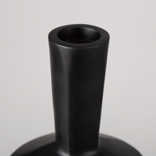 Load image into Gallery viewer, Black and White Textured Tribal Vase - 49cm
